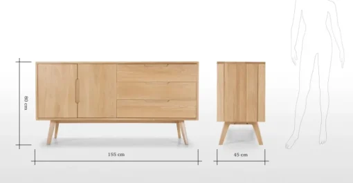 Aparador Jenson – Roble