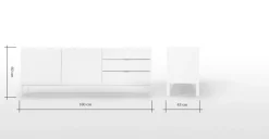 Aparador Marcell – Blanco