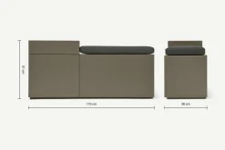 Banco Heaton – Taupe