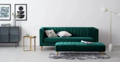 Banco Otomana Amicie – Azul Espuma de Mar