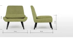 Butaca Jonny – Verde Oliva Moteado