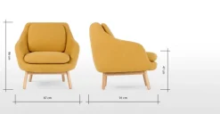 Butaca Oslo – Amarillo Yema