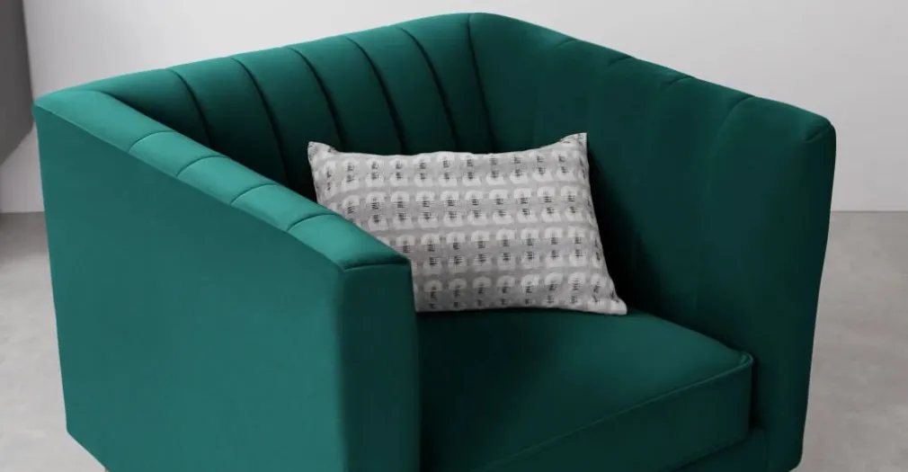 Butaca Amicie – Azul Espuma de Mar