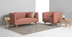 Butaca Becca – Rosa Empolvado