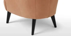 Butaca Bodil – Piel Canela