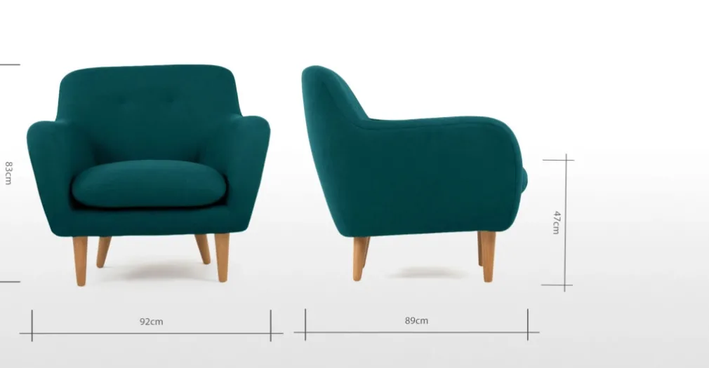 Butaca Dylan – Azul Mineral