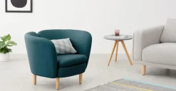 Butaca Elio – Tejido Azul Brisa