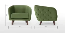 Butaca Esther – Verde Prado