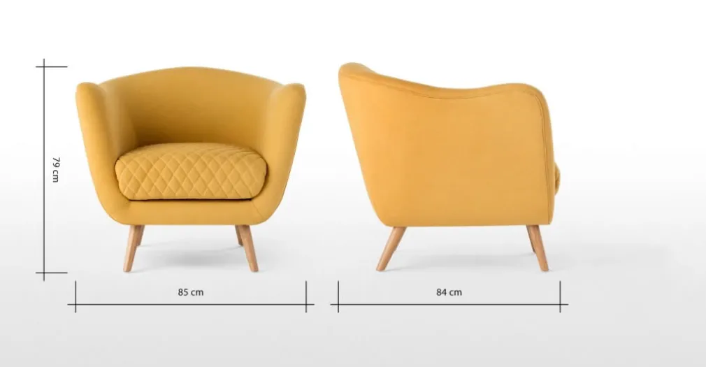 Butaca Flick – Amarillo Yema