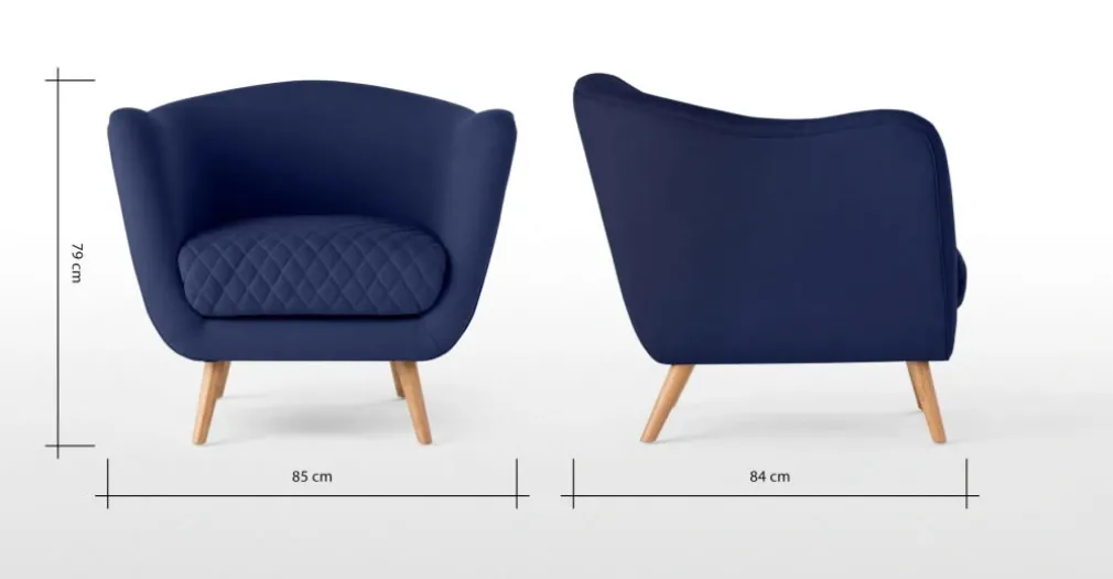 Butaca Flick – Azul Cobalto