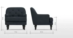 Butaca Flynn – Azul Atlántico