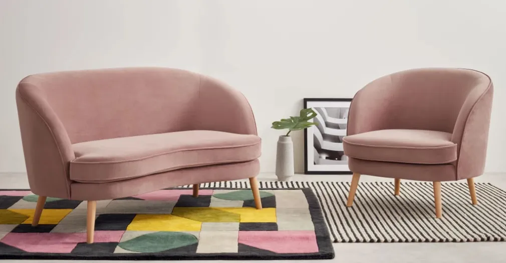 Butaca Gertie – Rosa Vintage