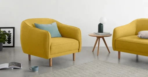 Butaca Haring – Amarillo Mostaza