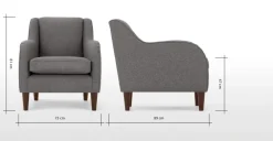 Butaca Helena – Gris Humo