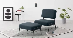 Butaca Knox – Azul Egeo