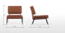 Butaca Knox – Marrón Castaño