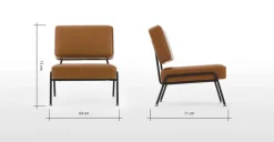 Butaca Knox – Marrón Russet