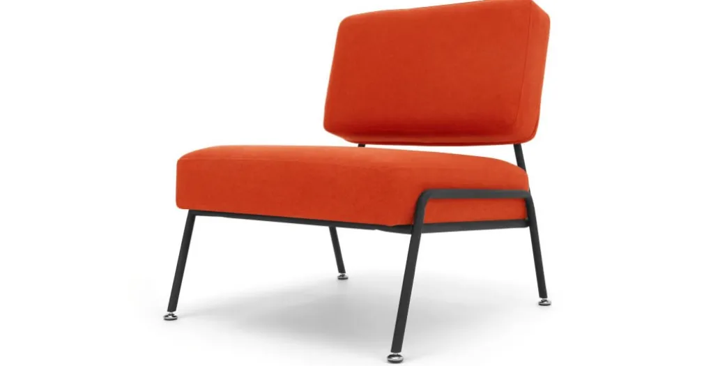 Butaca Knox – Naranja Retro