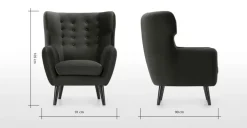 Butaca Kubrick – Antracita Oscura