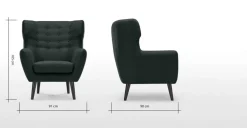 Butaca Kubrick – Gris Antracita