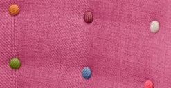 Butaca Kubrick – Rosa Chicle Con Botones de Colores