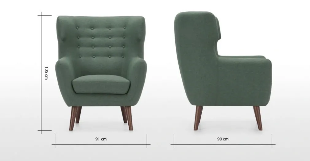 Butaca Kubrick – Verde Darby