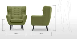 Butaca Kubrick – Verde Lima