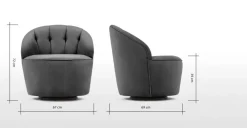 Butaca Margot – Gris