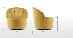 Butaca Margot – Amarillo