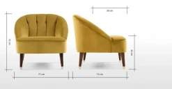 Butaca Margot – Ocre