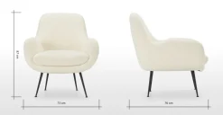 Butaca Moby – Piel de Oveja Sintética