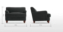 Butaca Orson – Gris