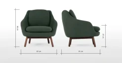 Butaca Oslo – Verde Bosque