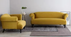 Butaca para 2 Claudia – Ocre