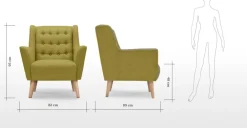 Butaca Quentin – Verde