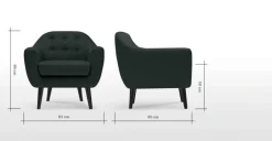 Butaca Ritchie – Gris Antracita