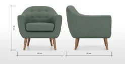 Butaca Ritchie – Verde