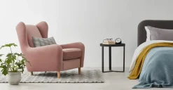 Butaca Rubens – Rosa Vintage