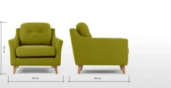 Butaca Rufus – Verde Hoja