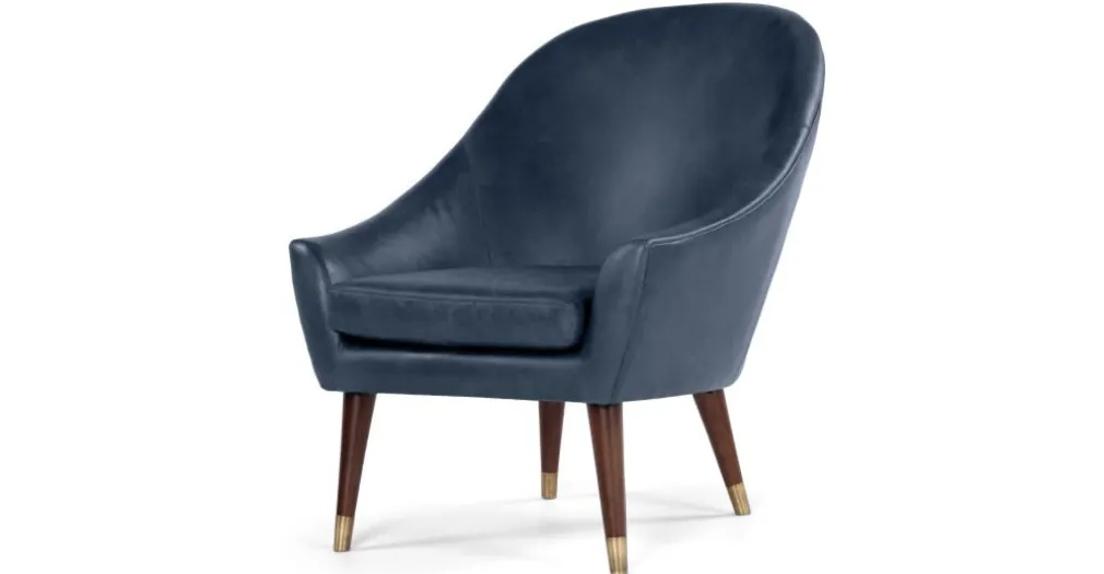 Butaca Seattle – Cuero Azul Oxford