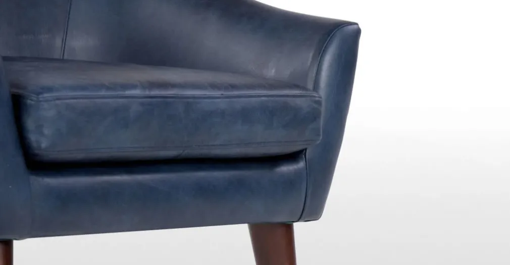 Butaca Seattle – Cuero Azul Oxford