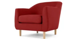 Butaca Tubby – Rojo Vivo