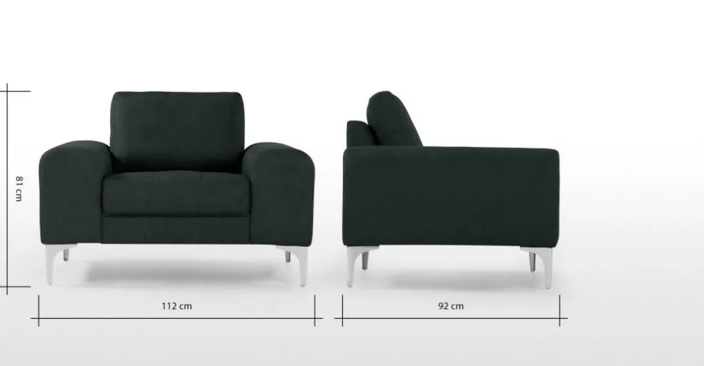 Butaca Vittorio – Gris Antracita