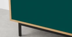 Cómoda Alta Louis – Roble y Verde