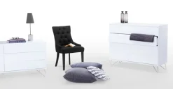 Cómoda Ancha Elona – Blanco Brillante