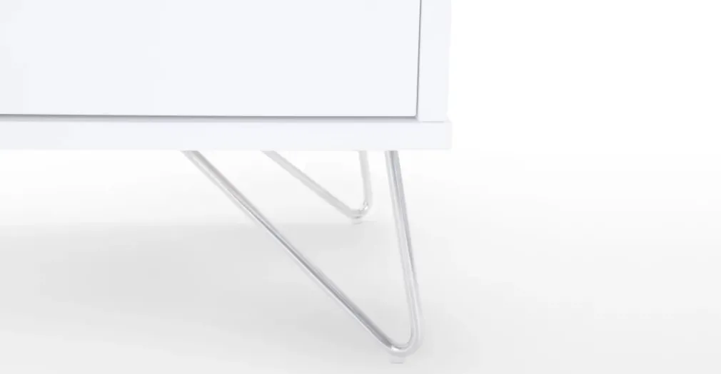 Cómoda Ancha Elona – Blanco Brillante