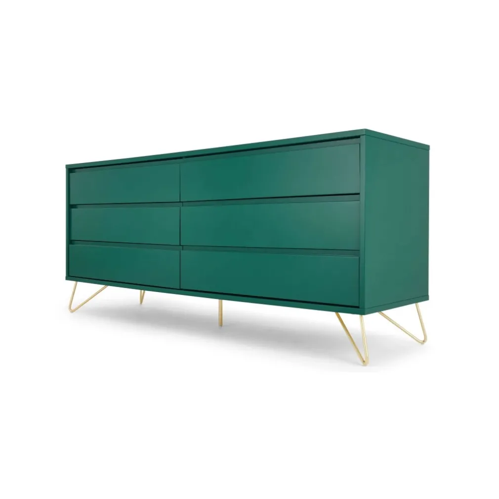 Cómoda Ancha Elona – Verde Inglés