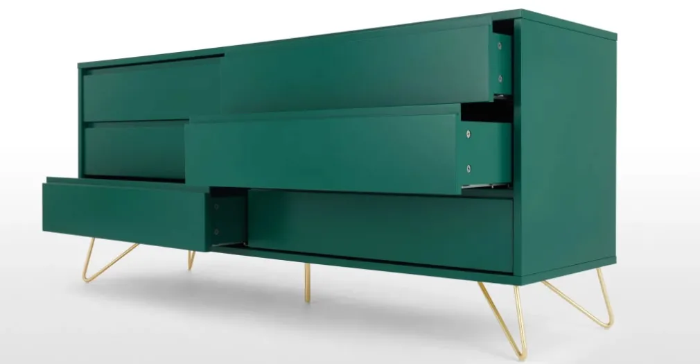 Cómoda Ancha Elona – Verde Inglés