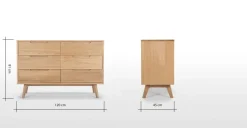 Cómoda Ancha Jenson – Roble