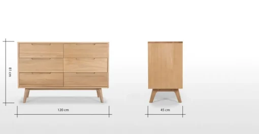 Cómoda Ancha Jenson – Roble